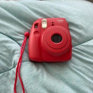 Raspberry Red Polaroid Camera